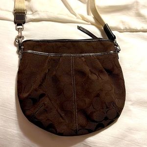 Brown coach crossbody